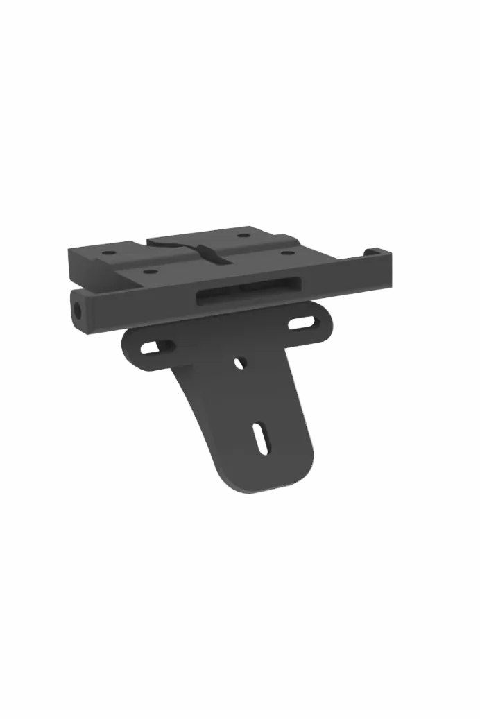 Quick Swap Foldable Licenseplate Holder Derbi DRD Pro