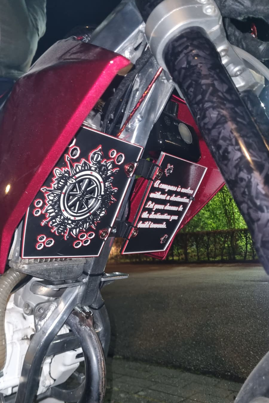 Derbi/Aprilia Radiator Guard - Full Custom
